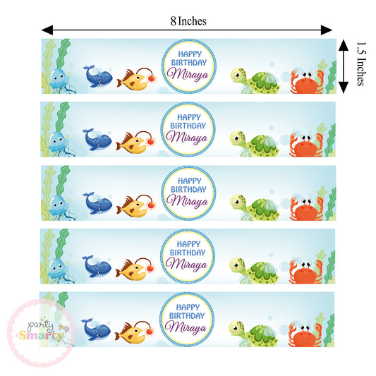 Under the sea Wrist Bands - Set of 10