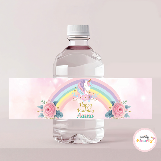 Unicorn Bottle Labels - Set of 10