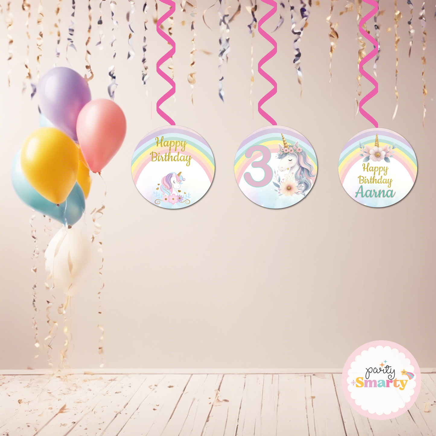 Unicorn Danglers - Set of 6