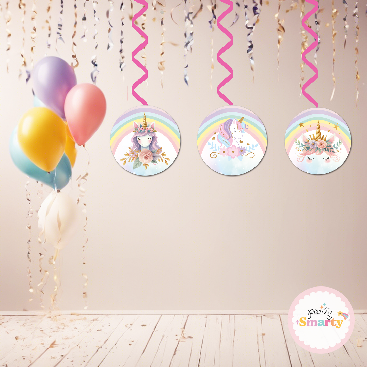 Unicorn Danglers - Set of 6