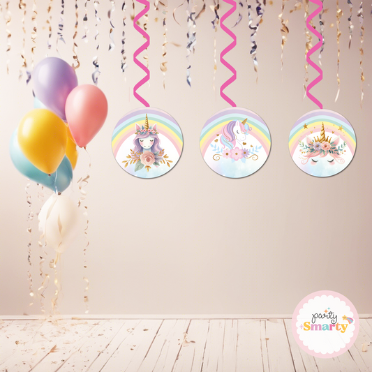 Unicorn Danglers - Set of 6