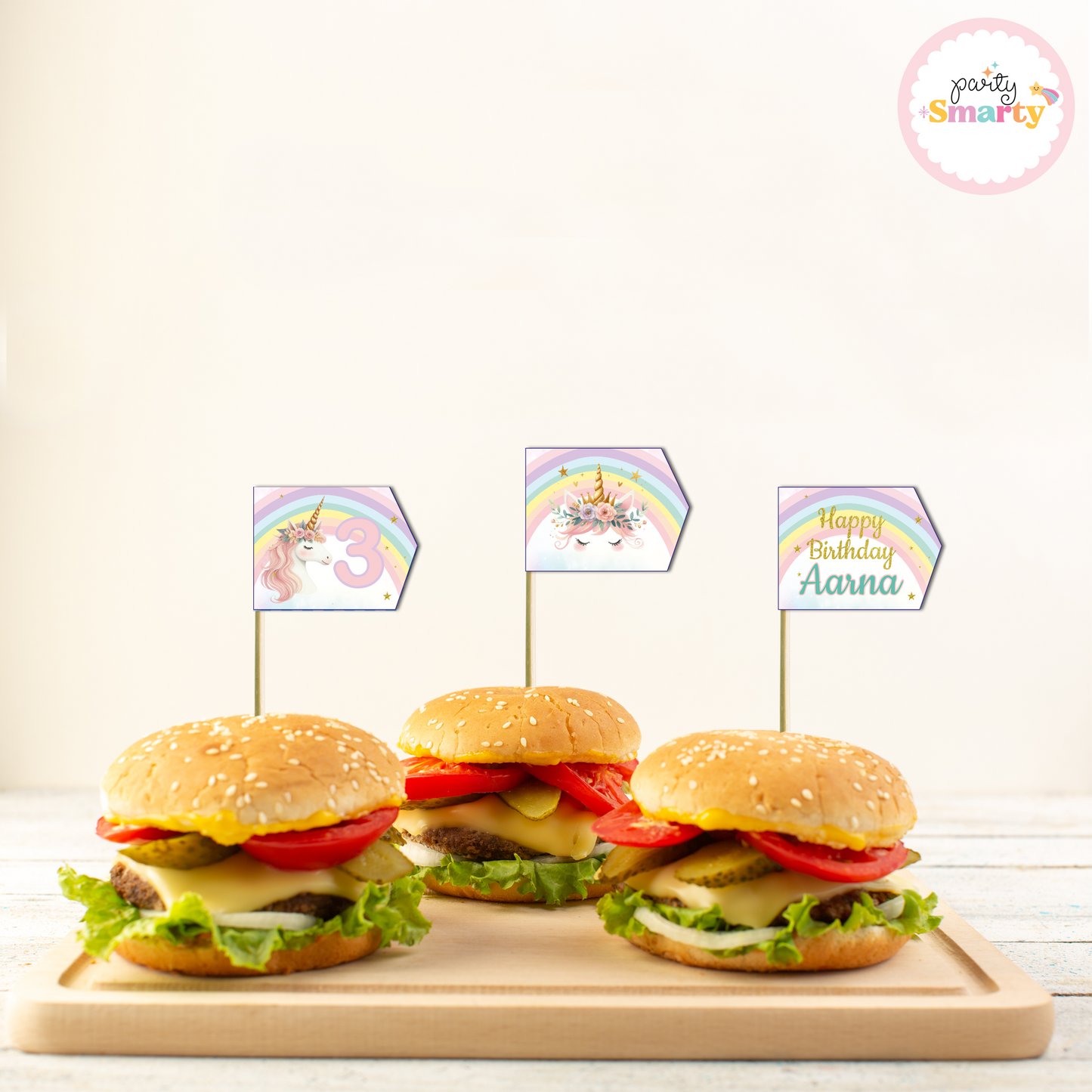 Unicorn Flag Picks - Set of 10