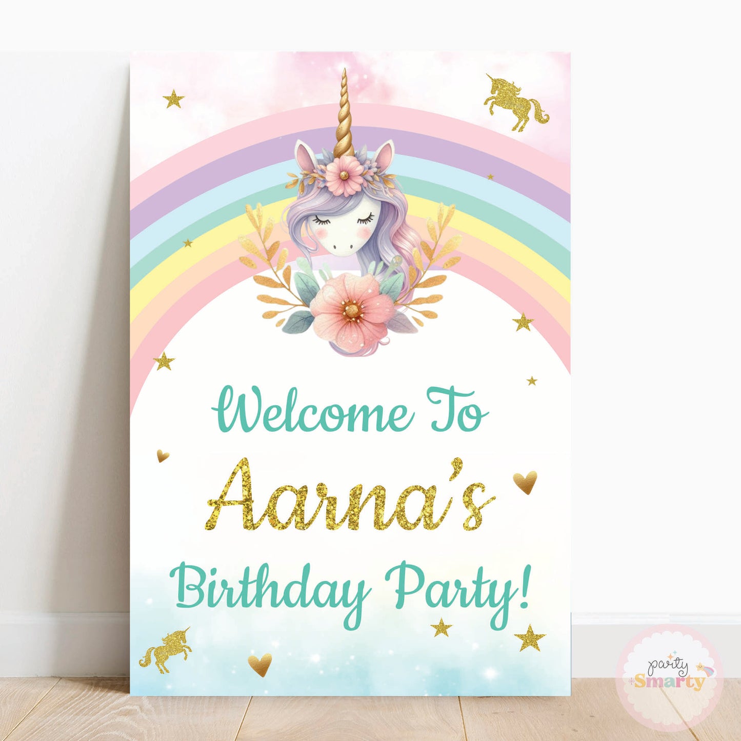 Unicorn Welcome Board