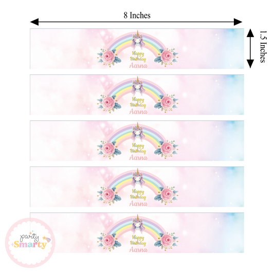 Unicorn Wrist Bands - Set of 10