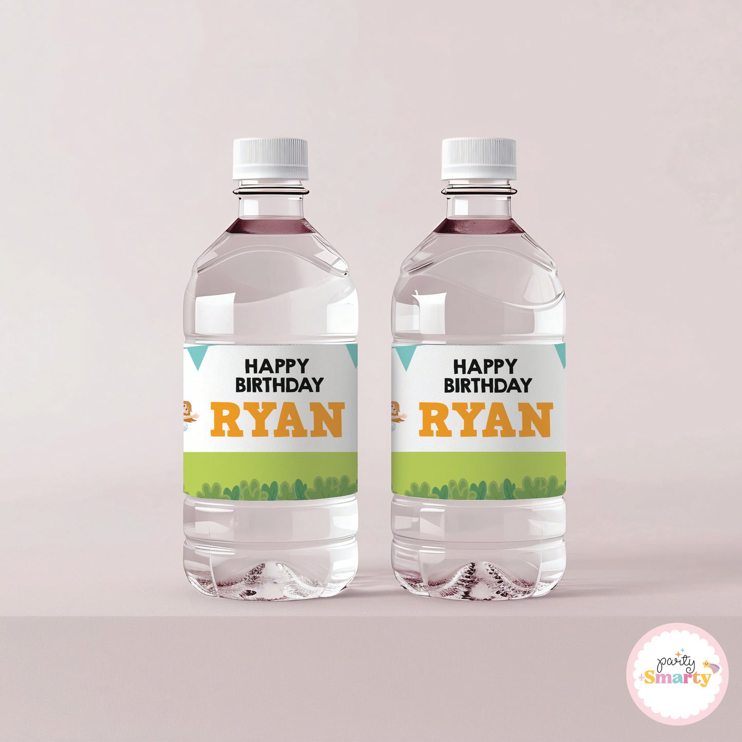 Wheels on the bus Bottle Labels - Set of 10