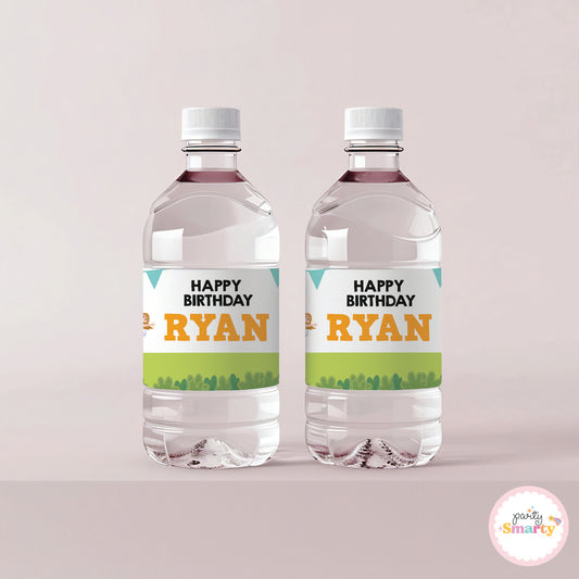 Wheels on the bus Bottle Labels - Set of 10