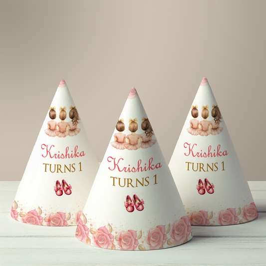 Ballerina Party Hat (Set of 10)