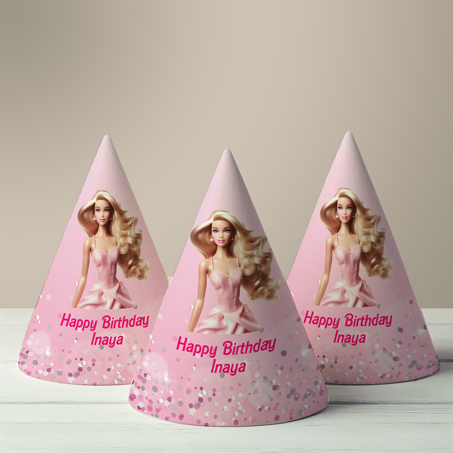 Barbie World Party Hat (Set of 10)
