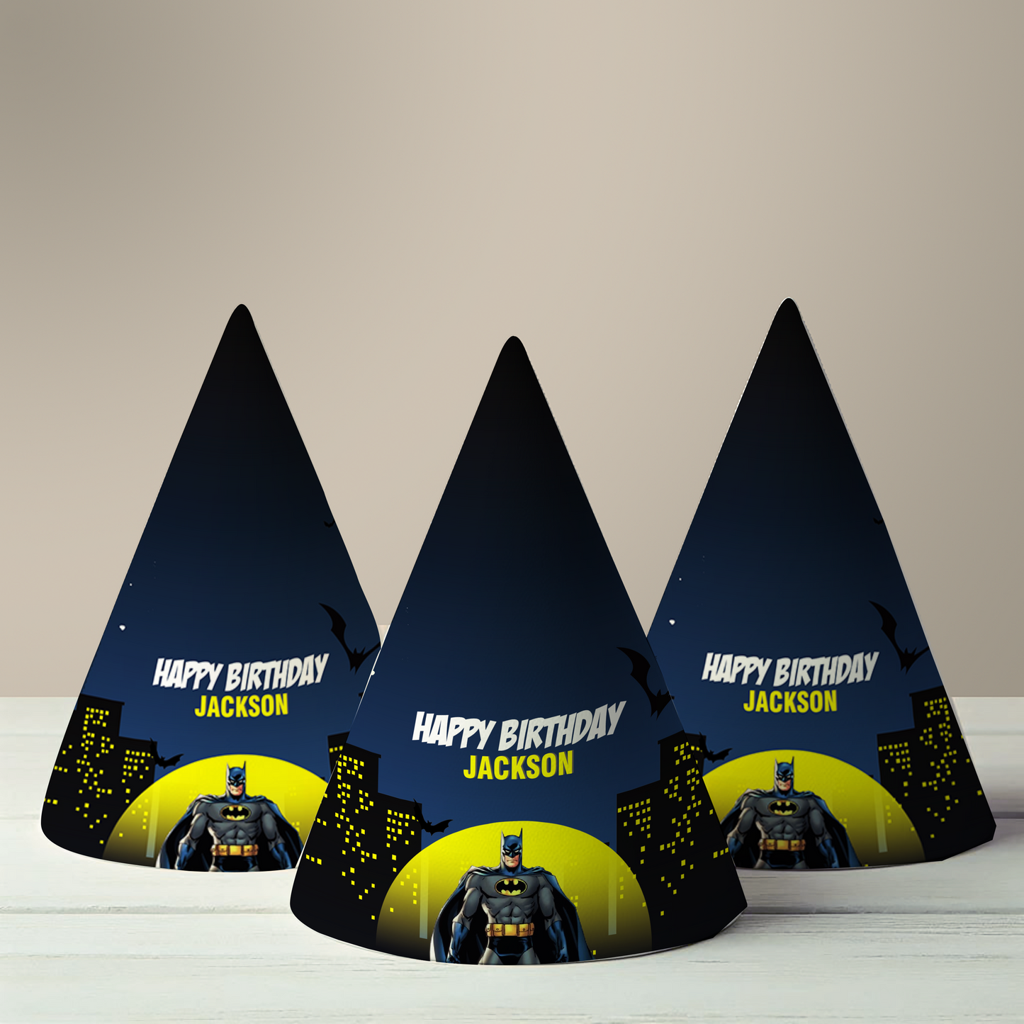 Batman Party Hat (Set of 10)