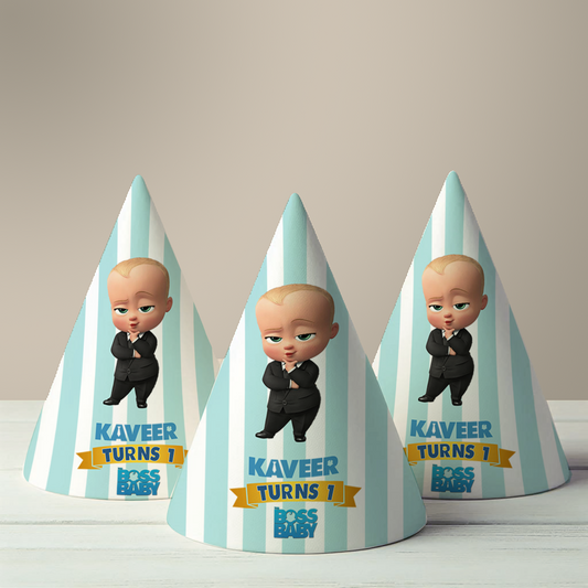 Boss Baby Party Hat (Set of 10)