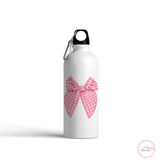 Cute Pink Coquette Bow Water Bottle