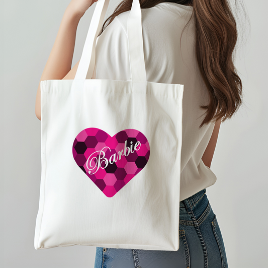 Barbie Heart Tote Bag
