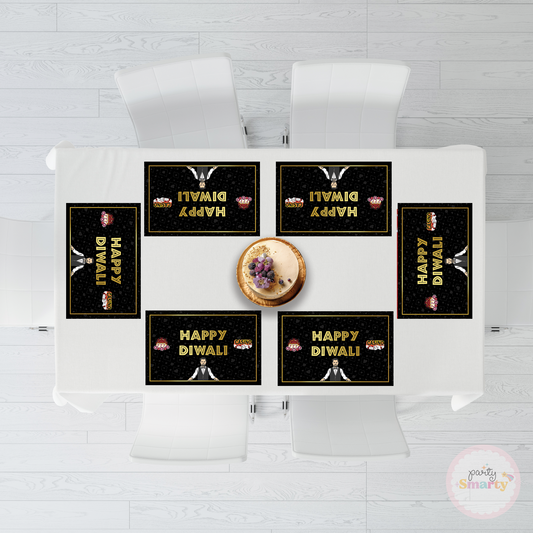Casino Party Table Mats - Set of 6
