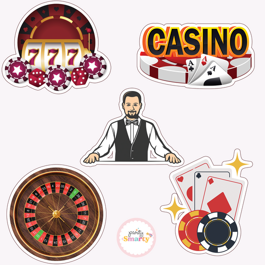Casino Party Cutouts