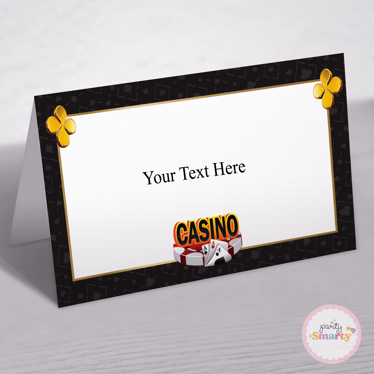 Casino Party Food Tags - Set of 12