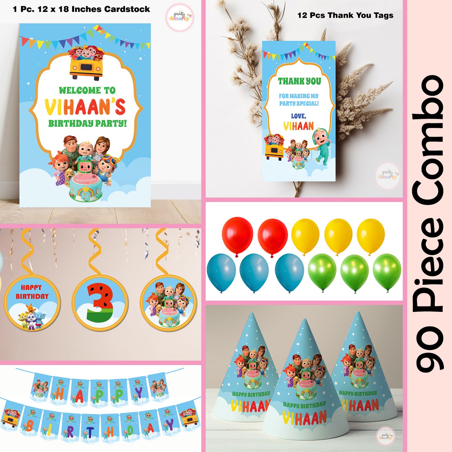 Cocomelon Smarty Saver 90 Piece Combo