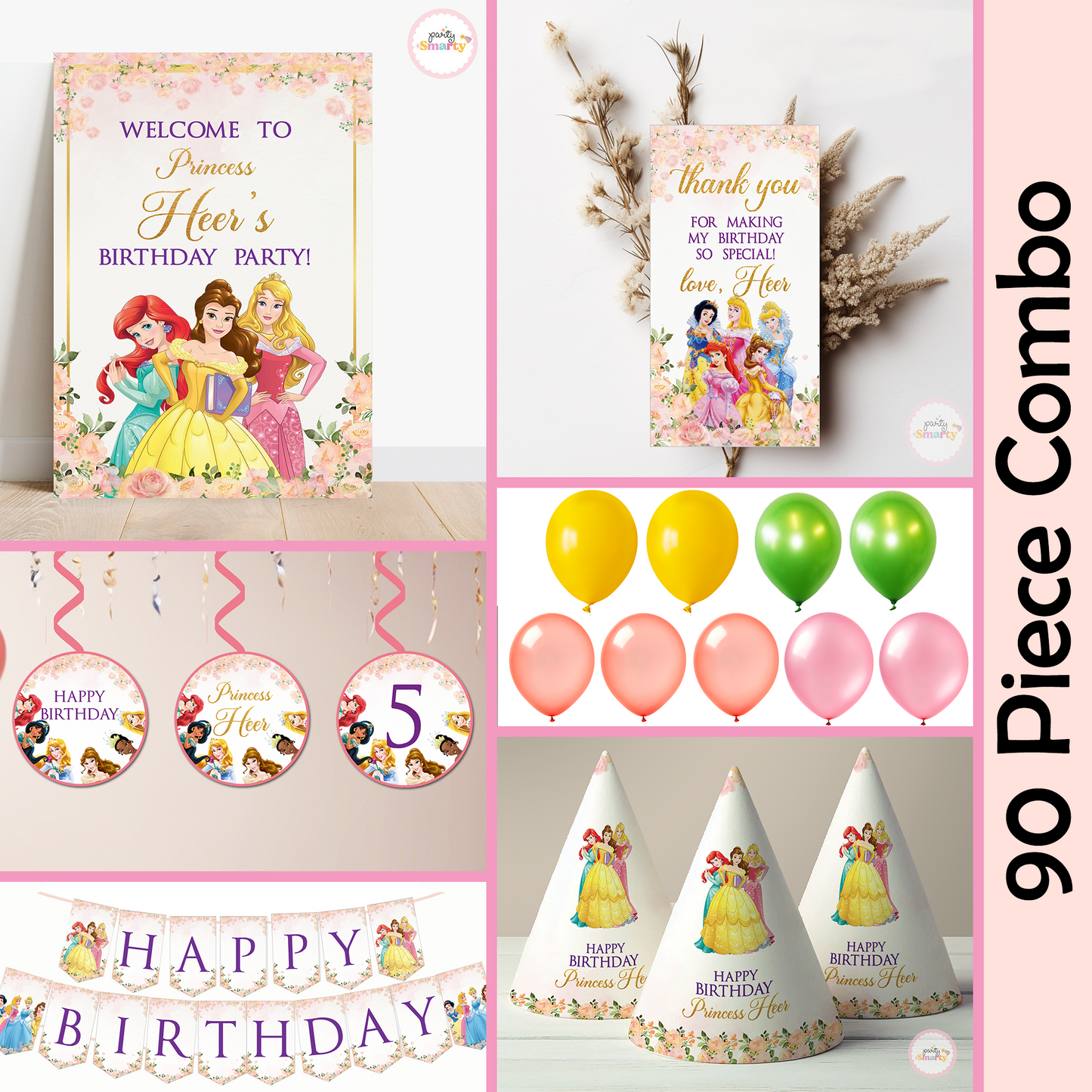 Disney Princess Smarty Saver 90 Piece Combo