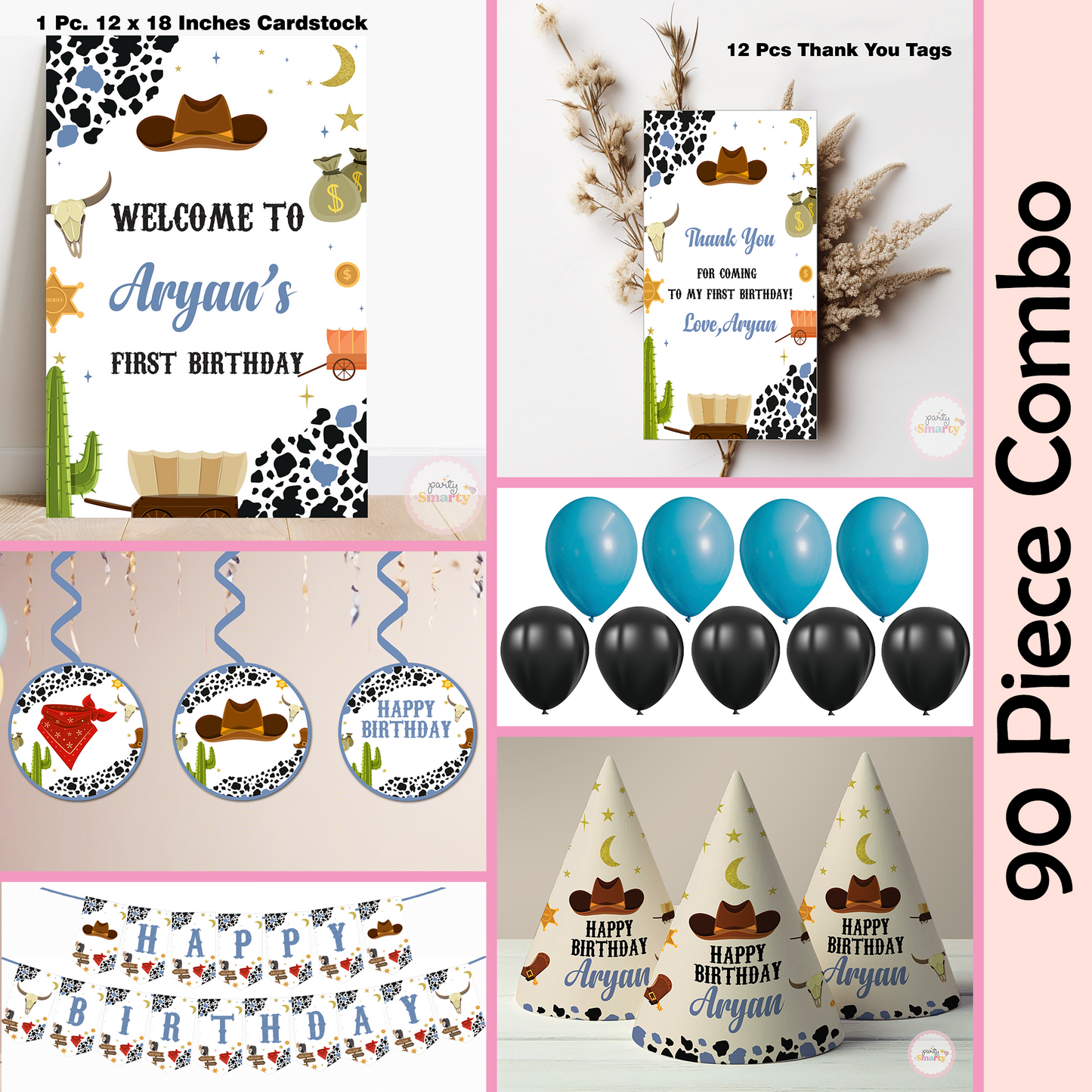 Cowboy Smarty Saver 90 Piece Combo