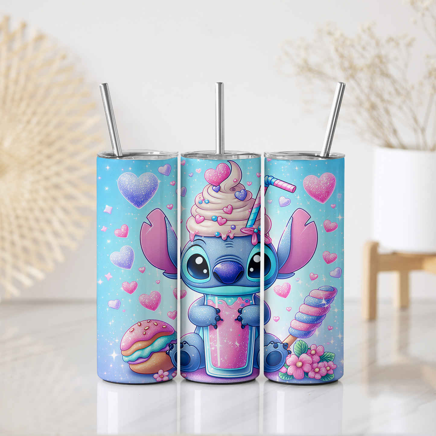 Wow Stitch Skinny Tumbler