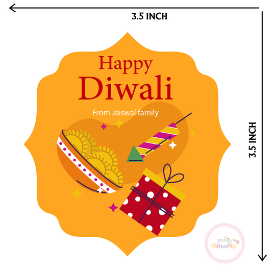 Festive Diwali Tags - Set of 22 Cards