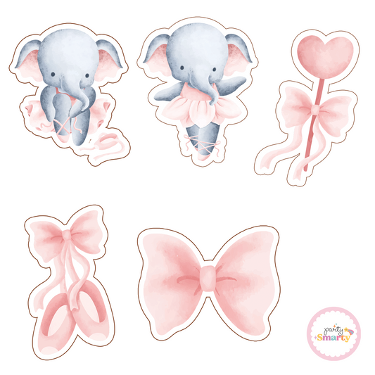 Elephant Pink Cutouts