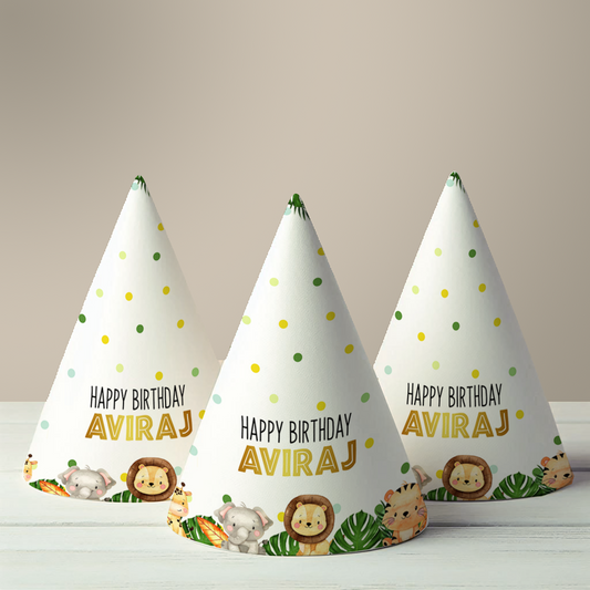 Jungle Party Hat (Set of 10)