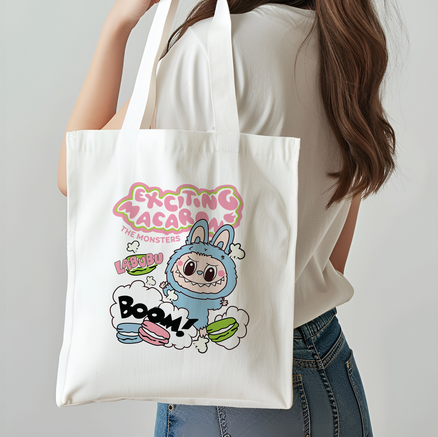 Labubu Blue Tote Bag