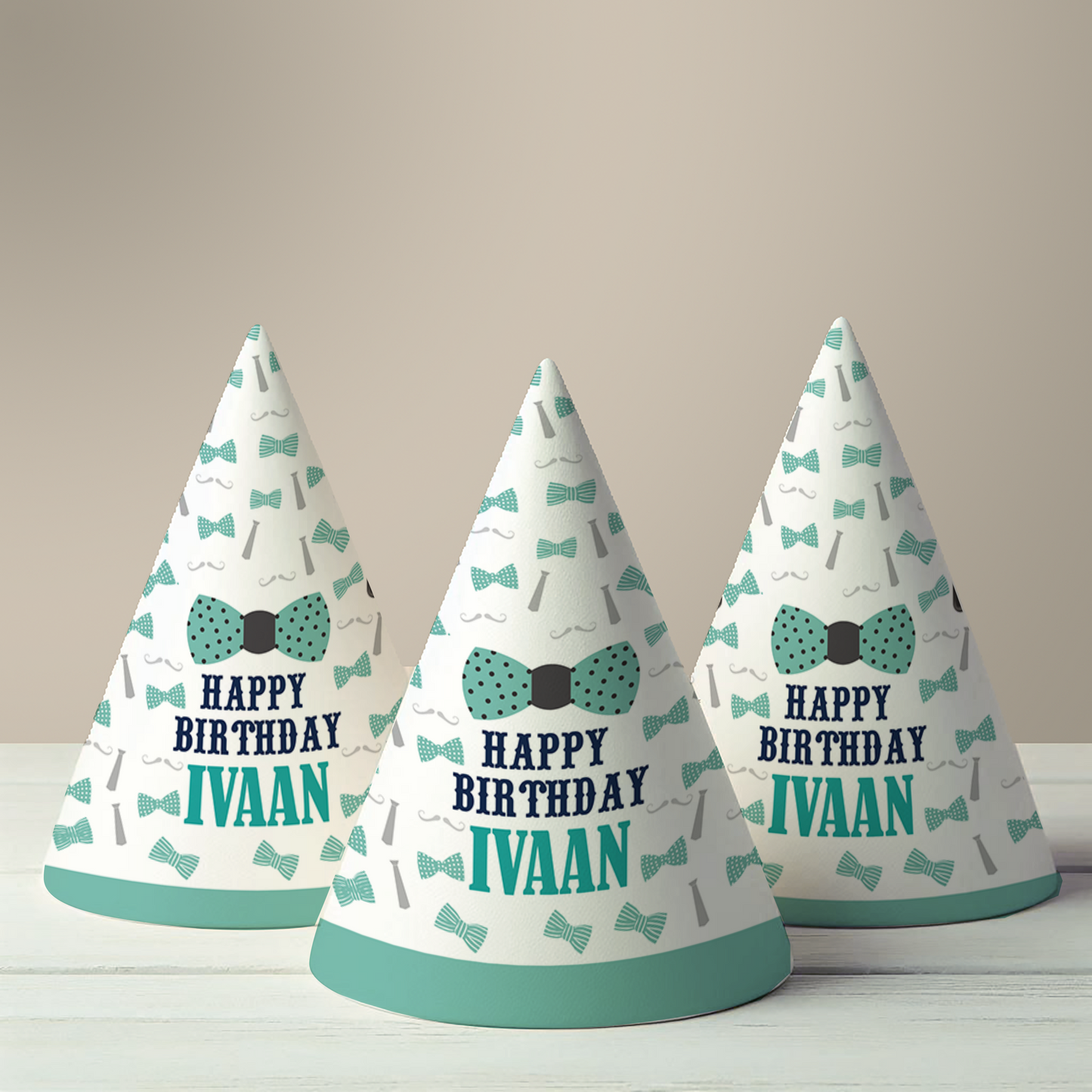 Little Man Party Hat (Set of 10)