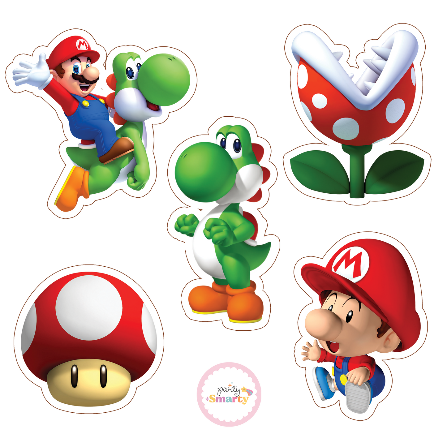 Super Mario Cutouts