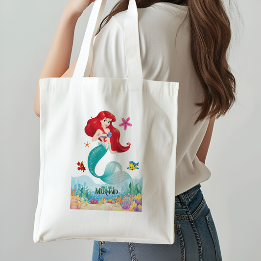 Ariel Mermaid Tote Bag