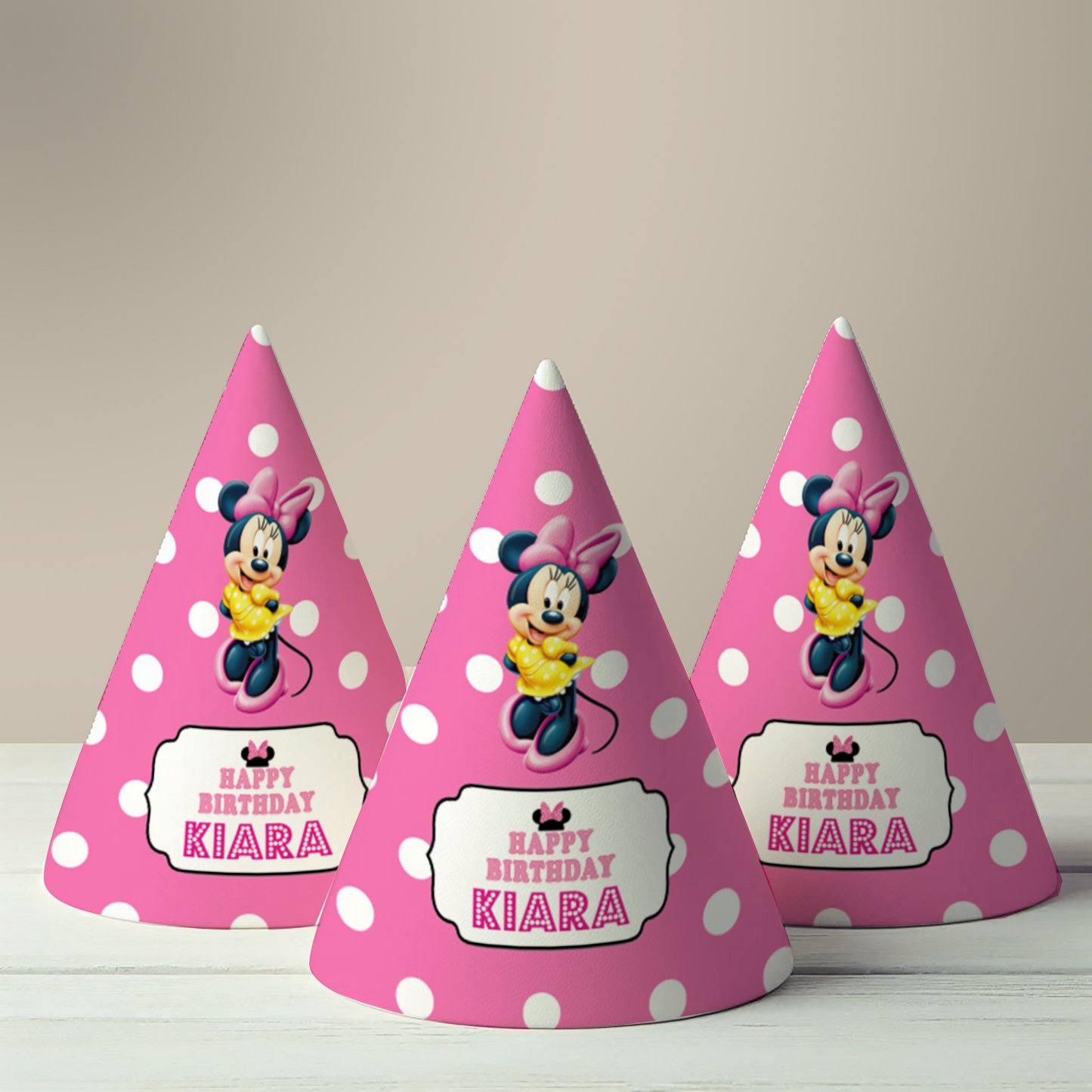 Minnie Mouse Party Hat (Set of 10)