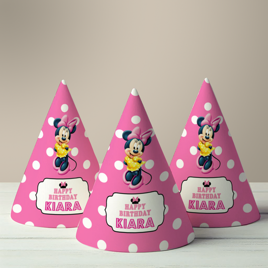 Minnie Mouse Party Hat (Set of 10)