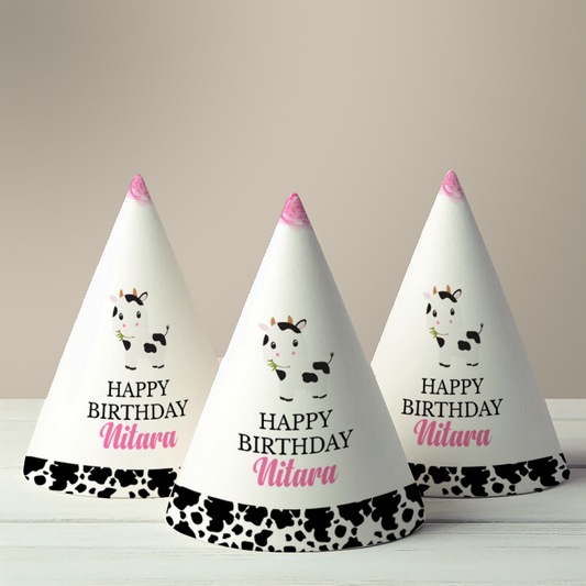 Moo Party Hat (Set of 10)
