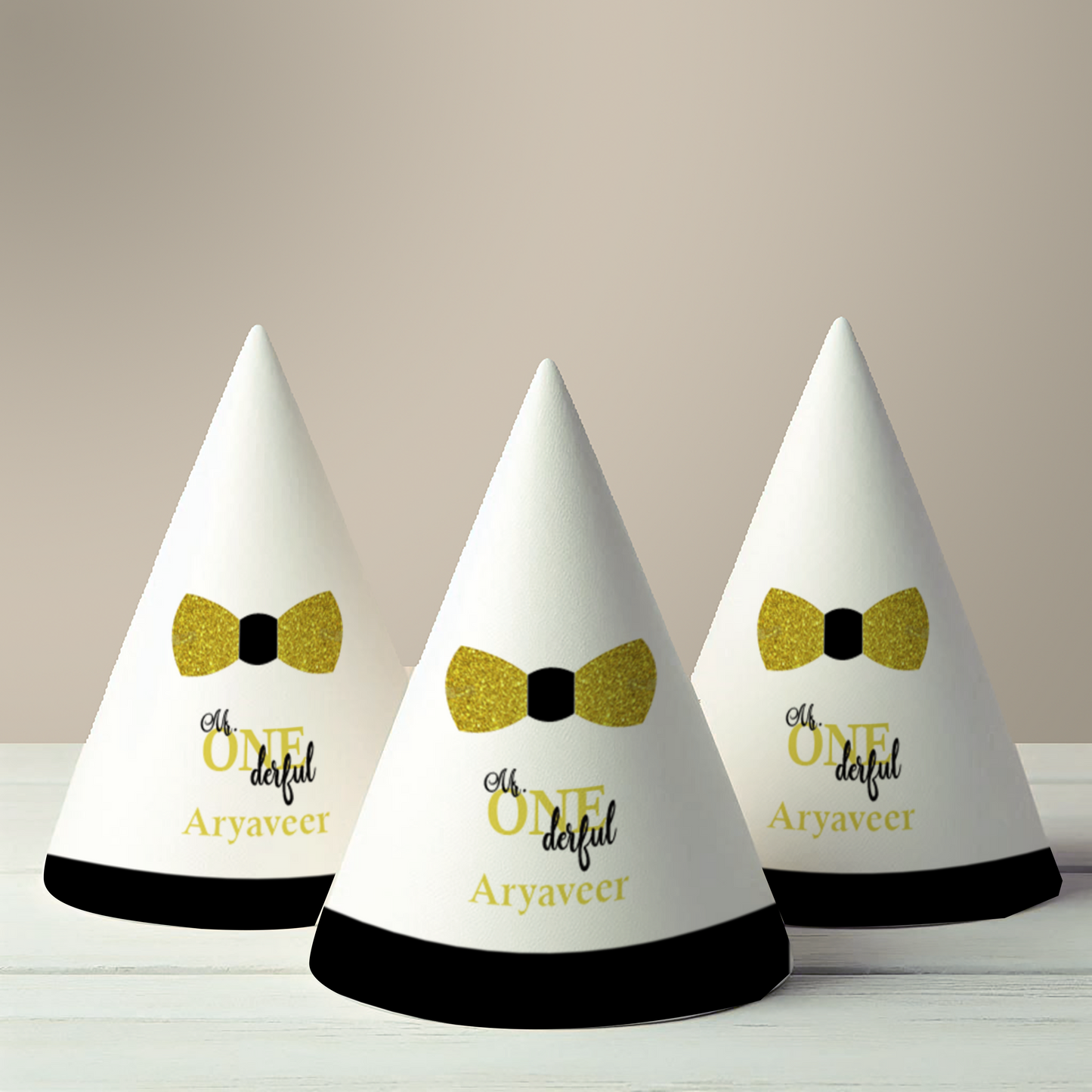 Mr. Onederful Party Hat (Set of 10)
