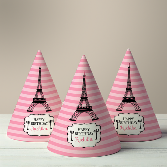 Paris Kiddie Party Hat (Set of 10)
