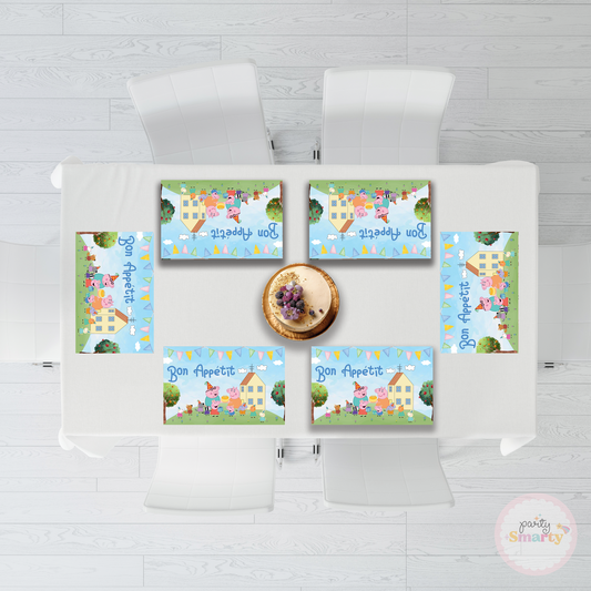 Peppa Pig Table Mats - Set of 6