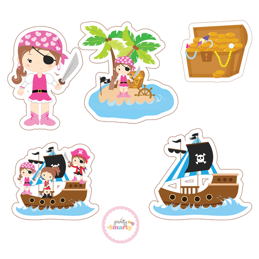 Pirate Girl Cutouts