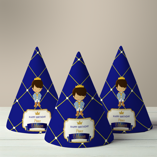Prince Party Hat (Set of 10)