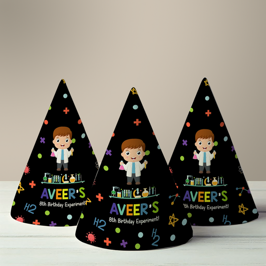 Mad Scientist Boy Party Hat (Set of 10)