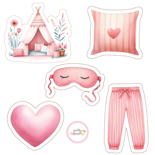 Sleepover Party Cutouts