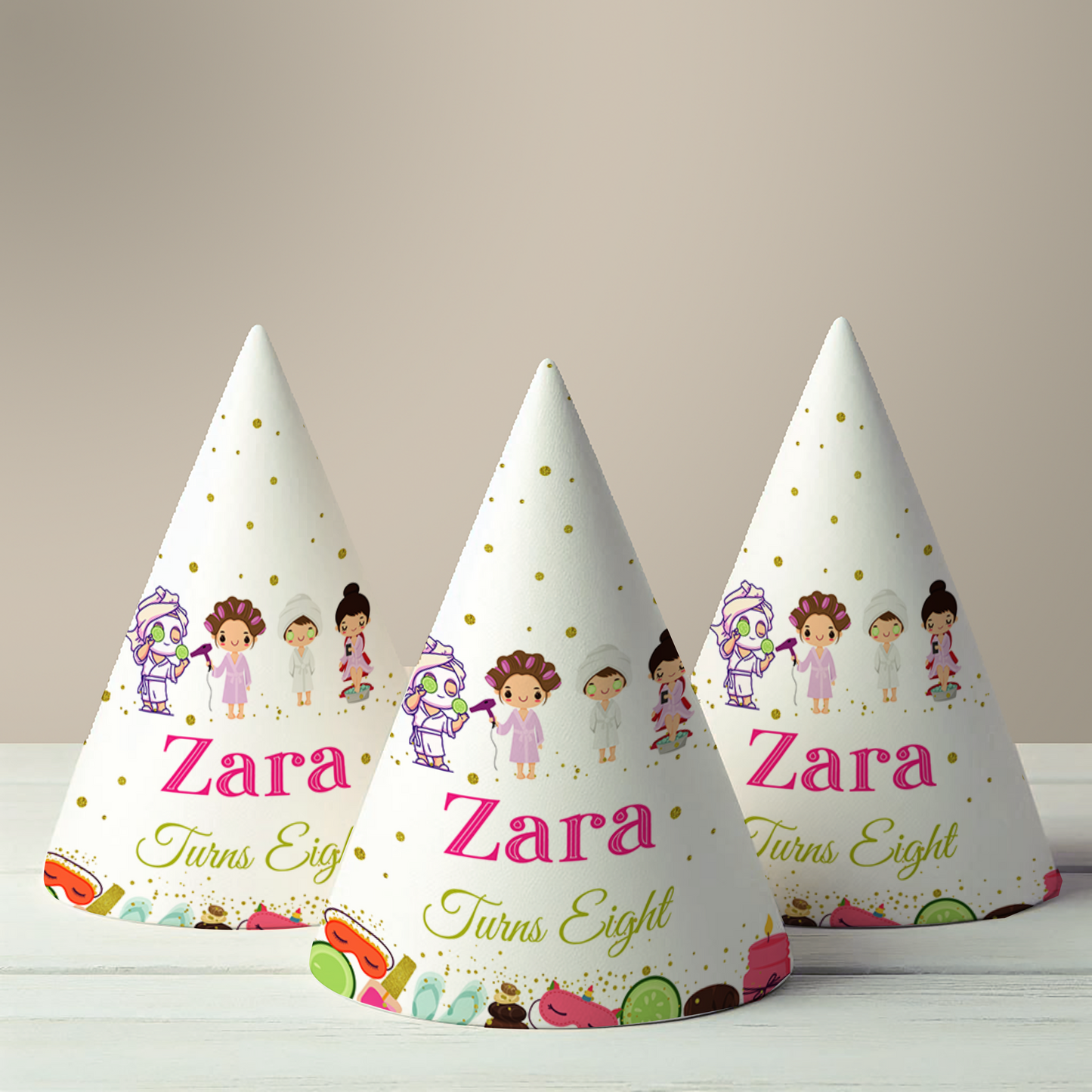 Spa Party Hat (Set of 10)