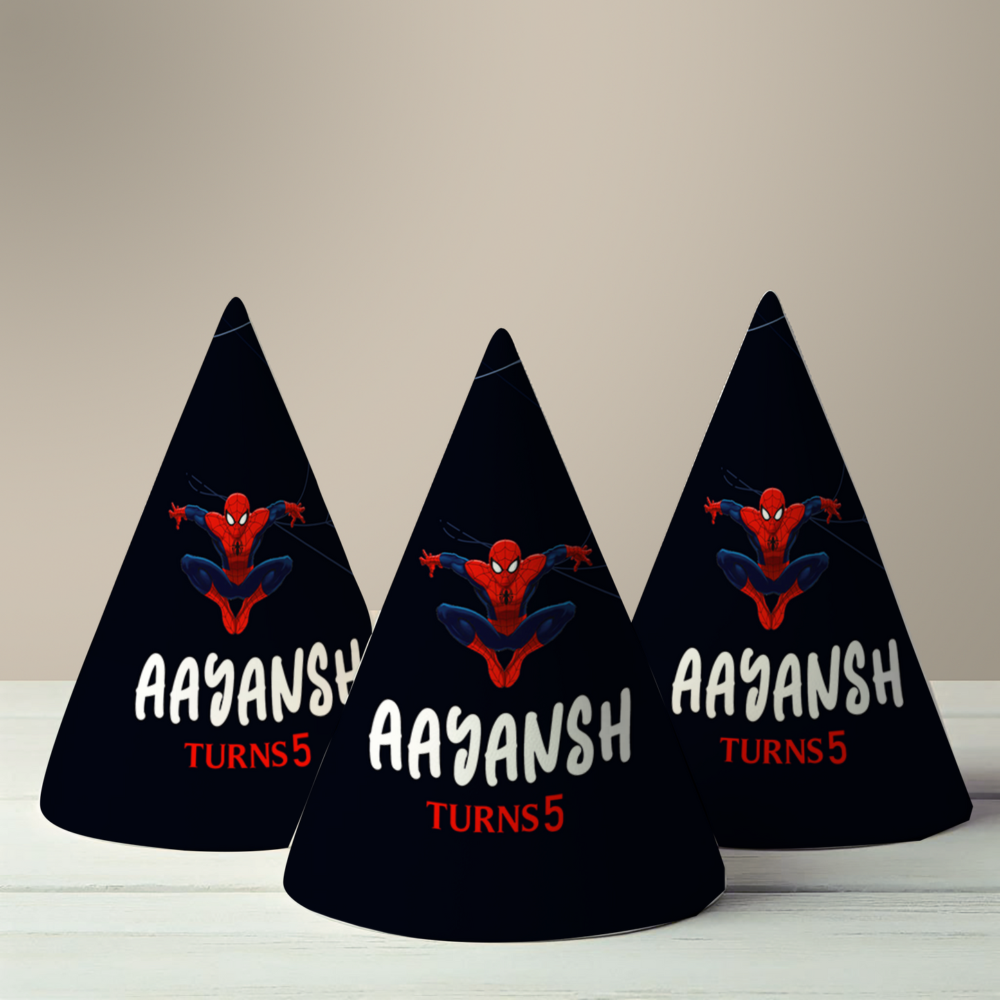 Spiderman Party Hat (Set of 10)