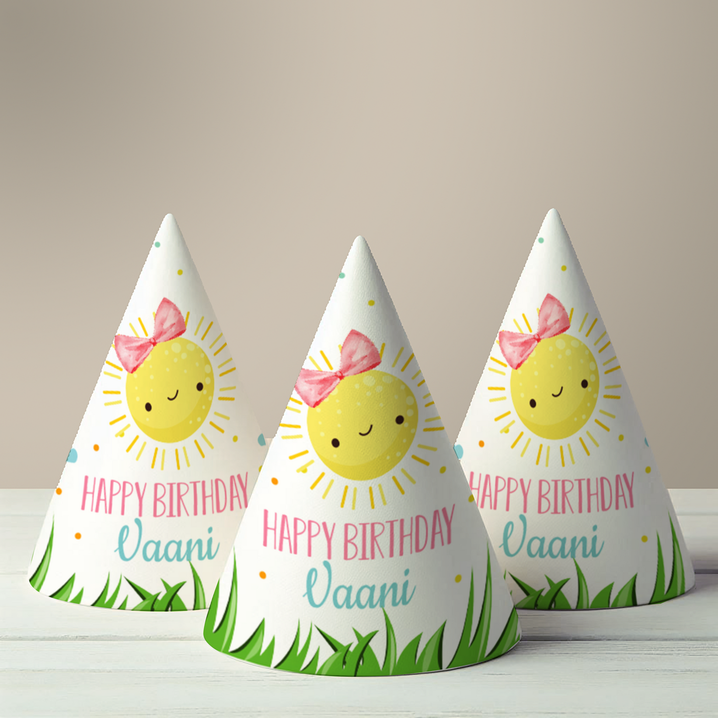 Sunshine Girl Party Hat (Set of 10)