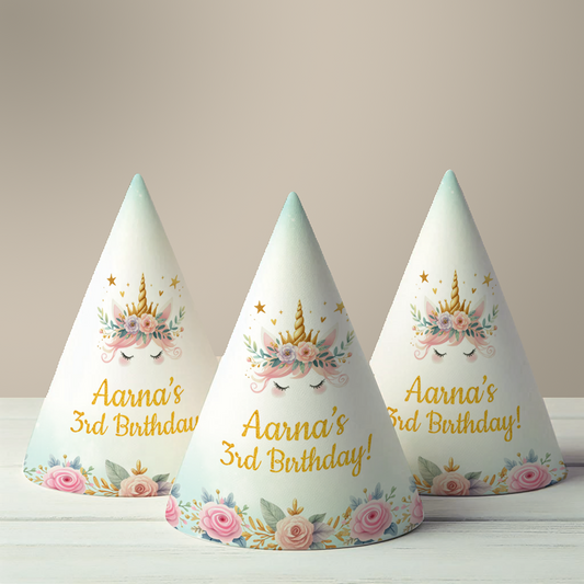 Unicorn Party Hat (Set of 10)