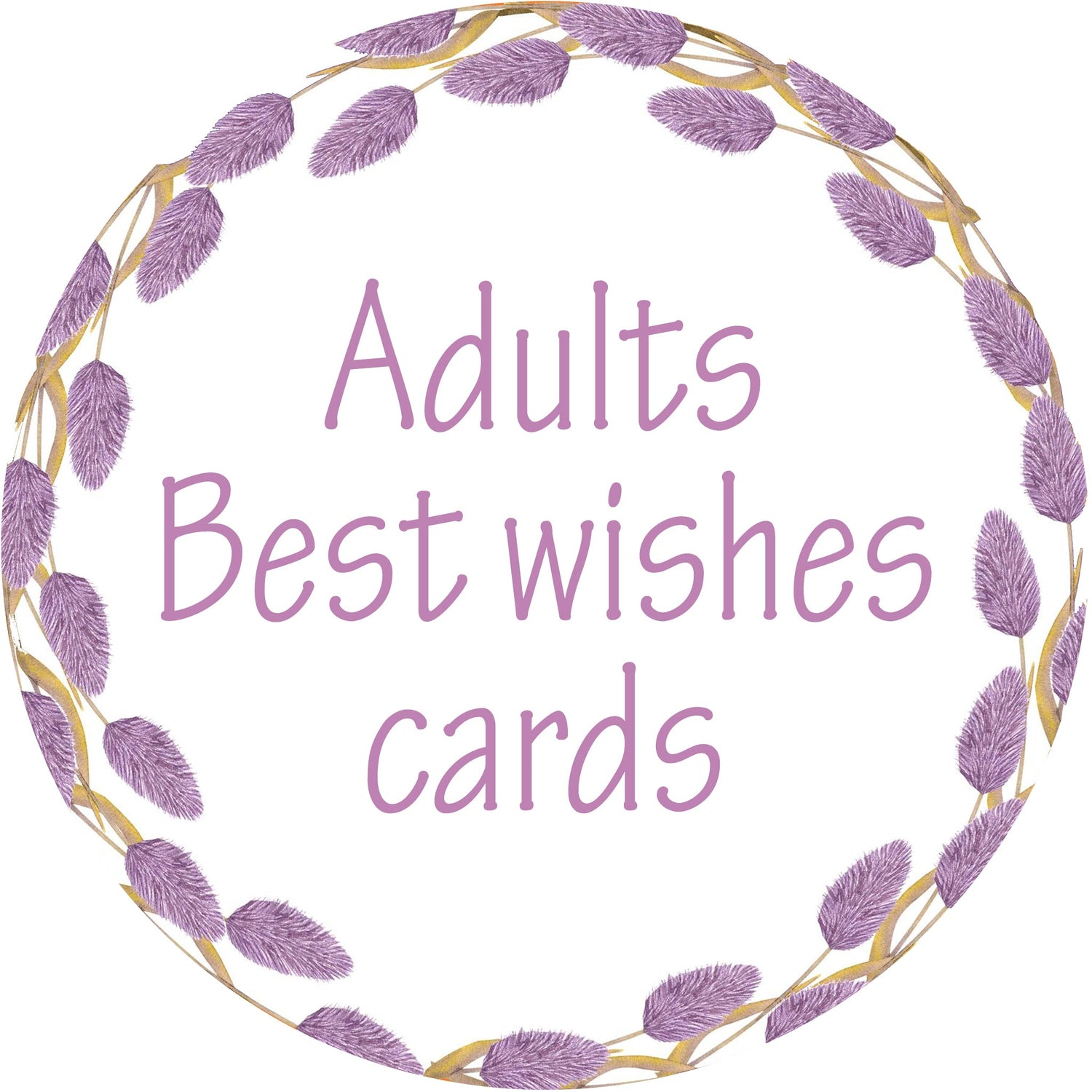 Adults Best Wishes Cards