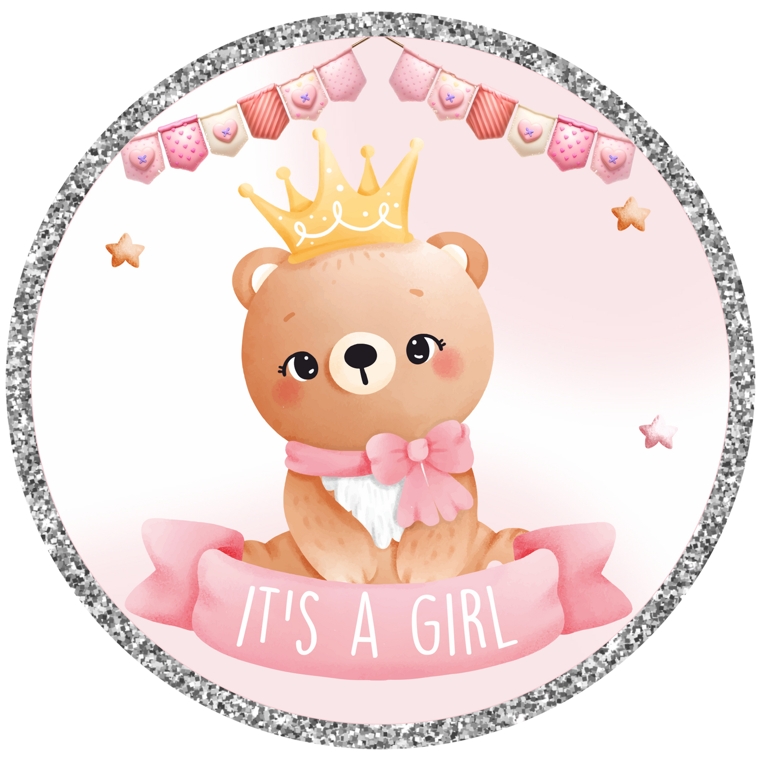 Teddy Girl Baby Welcome