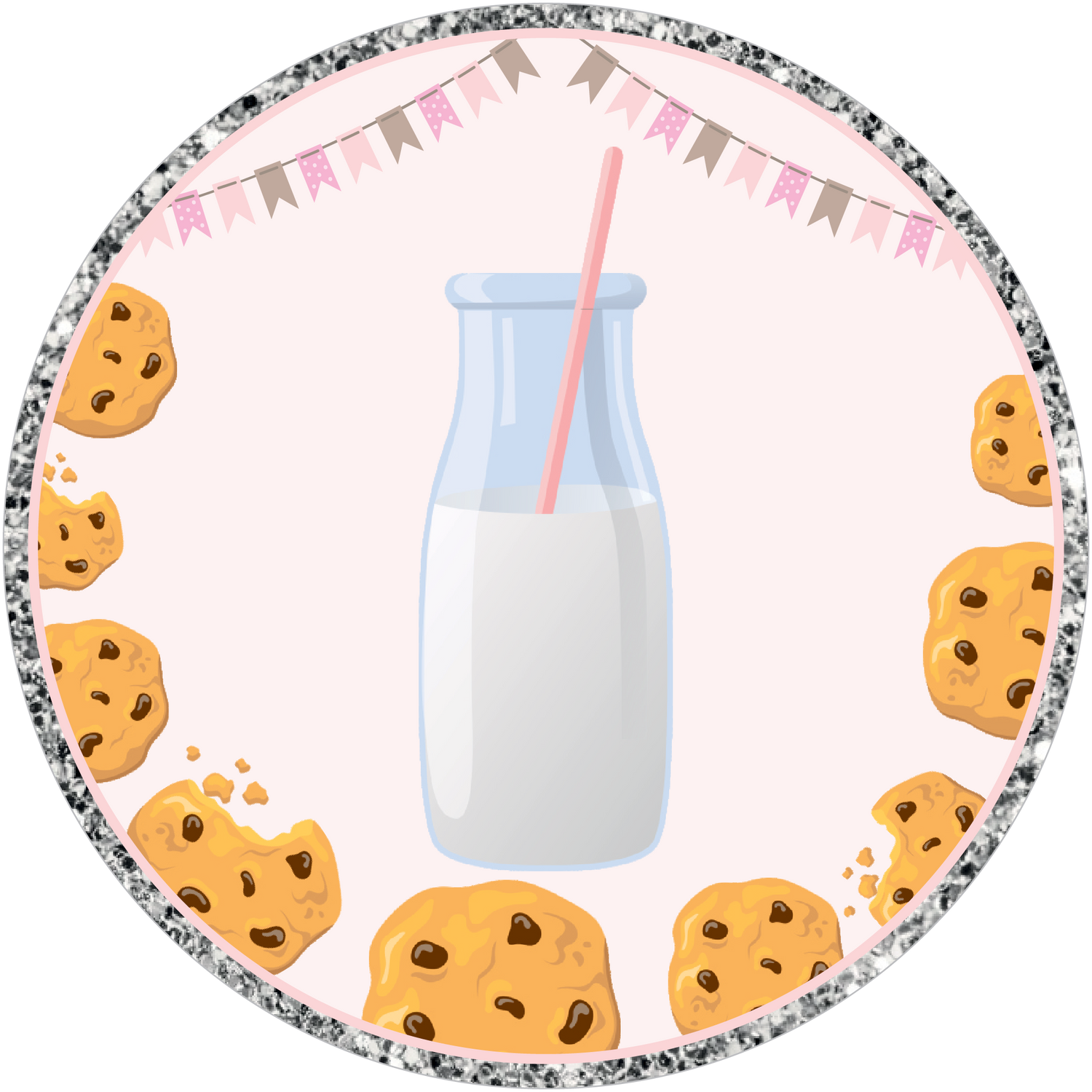 Milk And Cookies Pink