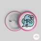 Mrs Button Badge