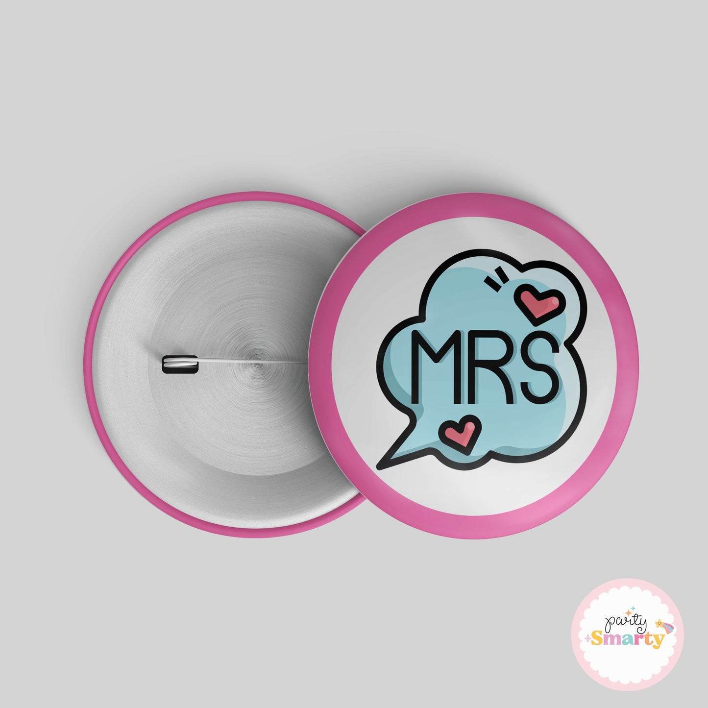 Mrs Button Badge