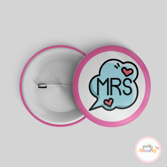 Mrs Button Badge